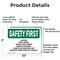 Signmission Safety Culture Sign, 10 in Width, Aluminum, Rectangle OS-2PACK-SF-A-710-L-10564 - alternate 3